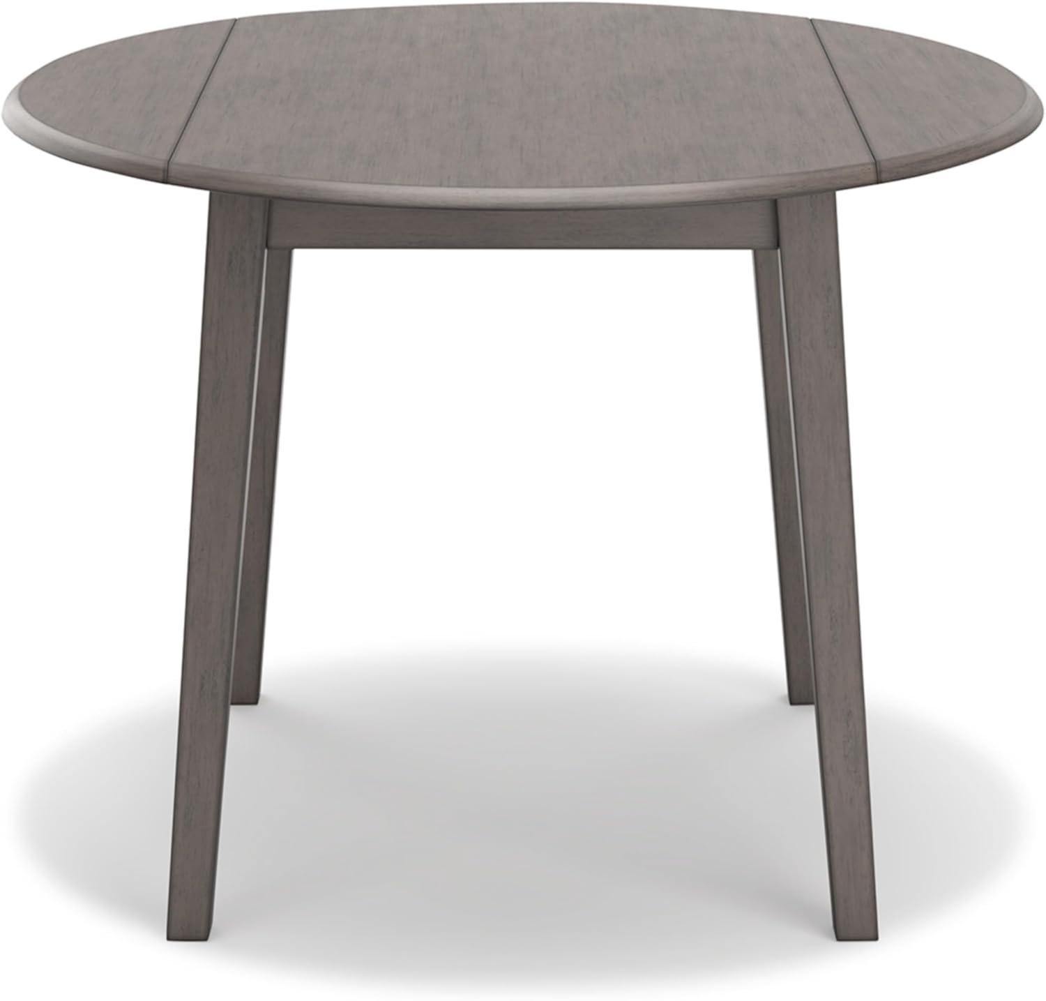George Oliver Extendable Round Solid Wood Base Dining Table