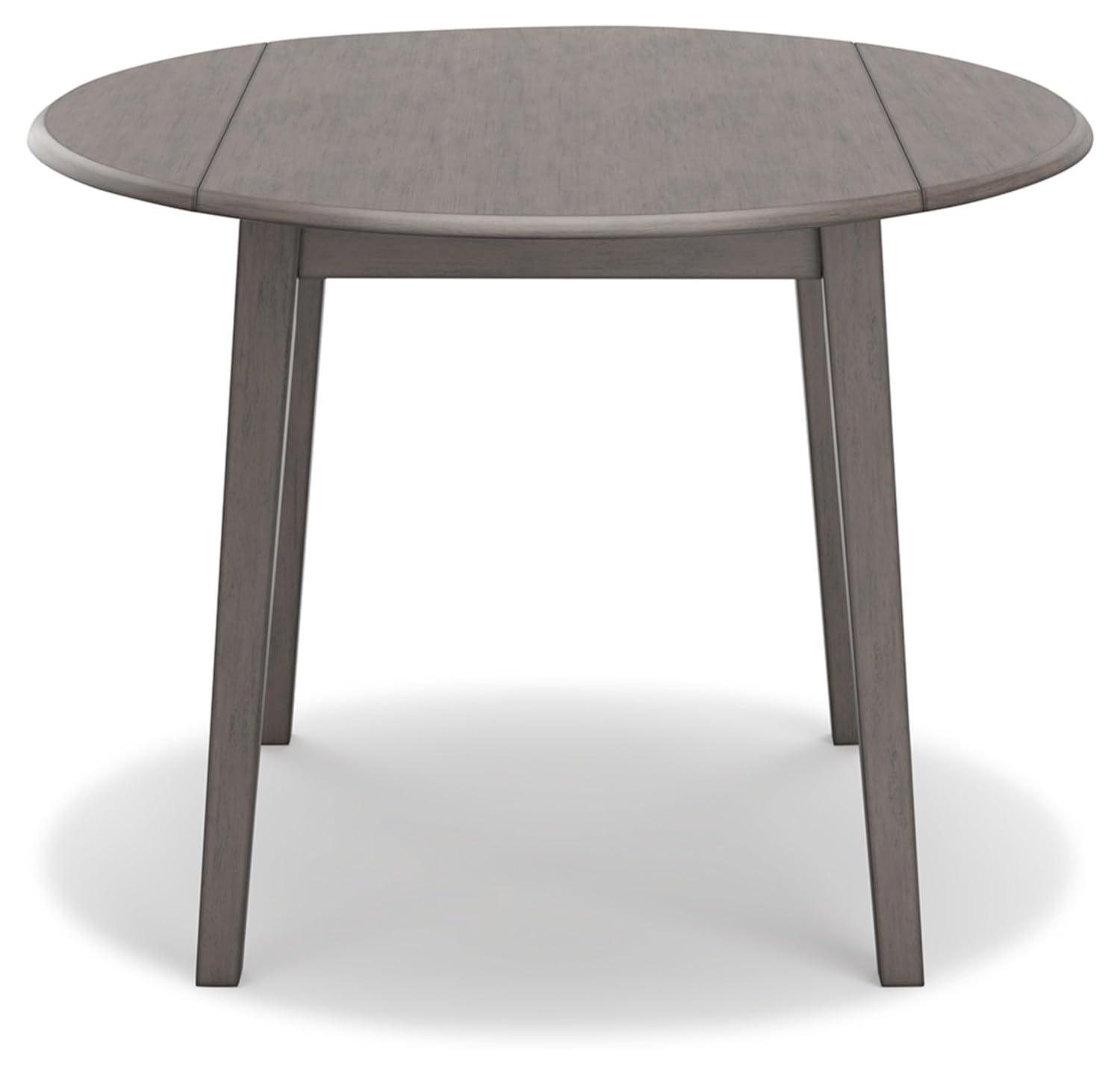 George Oliver Extendable Round Solid Wood Base Dining Table