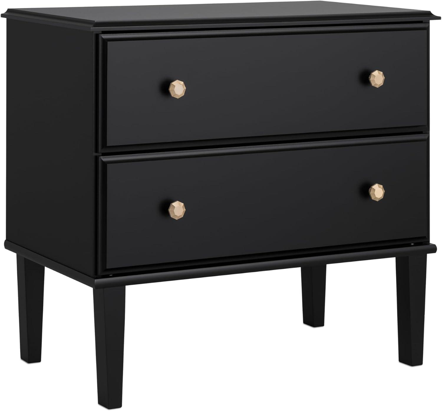 Lux 2 Drawer 16"D x 27.75"W x 25"H Nightstand