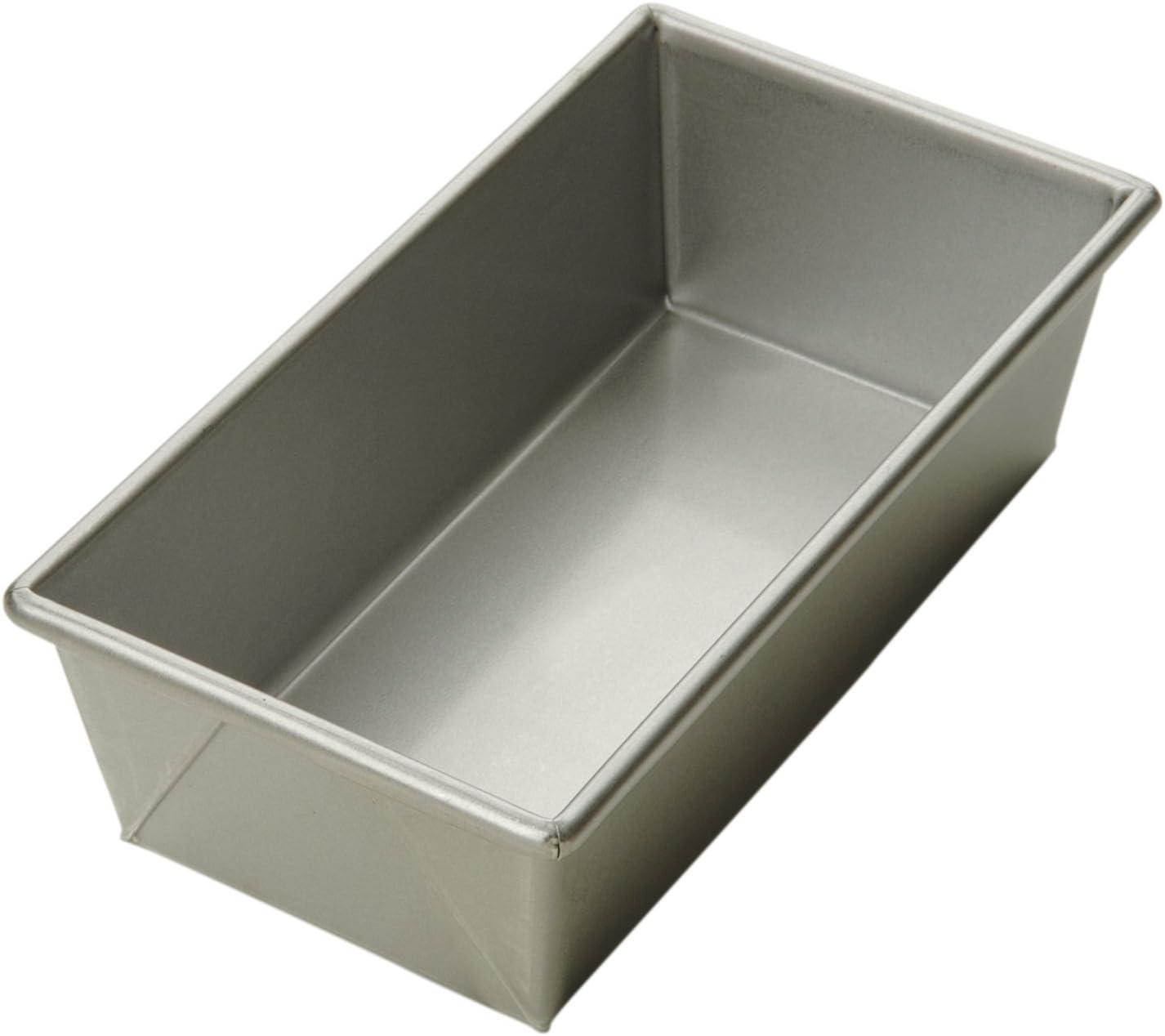 12-Inch Silver Aluminum Non-Stick Loaf Pan