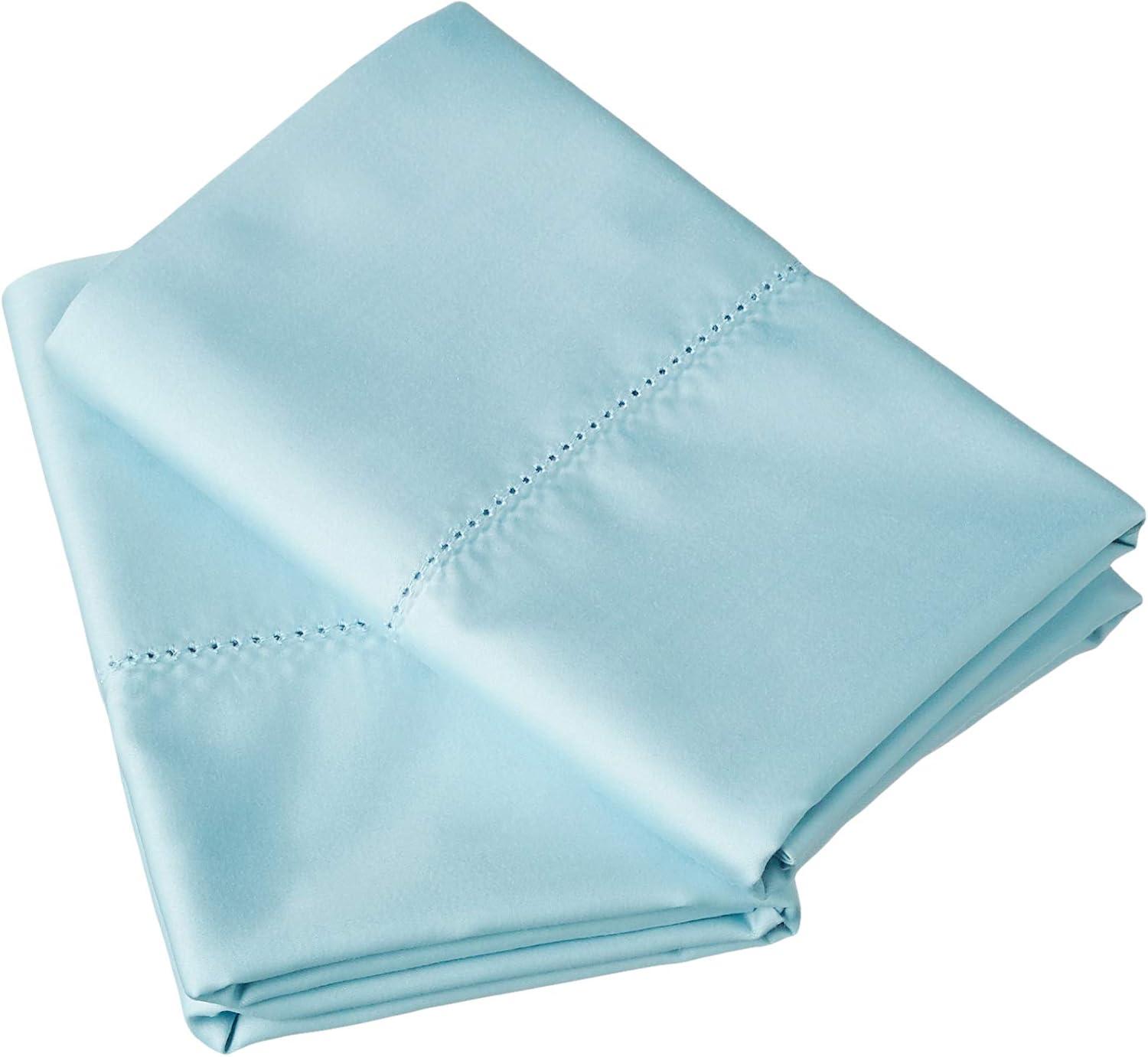 Sterling Blue 525 Thread Count Cotton Sateen Pillowcase Set