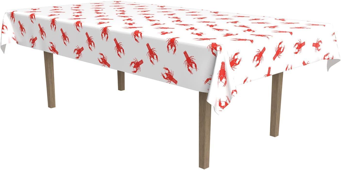 Crawfish Tablecover Party Accessory (1 count) (1/Pkg)