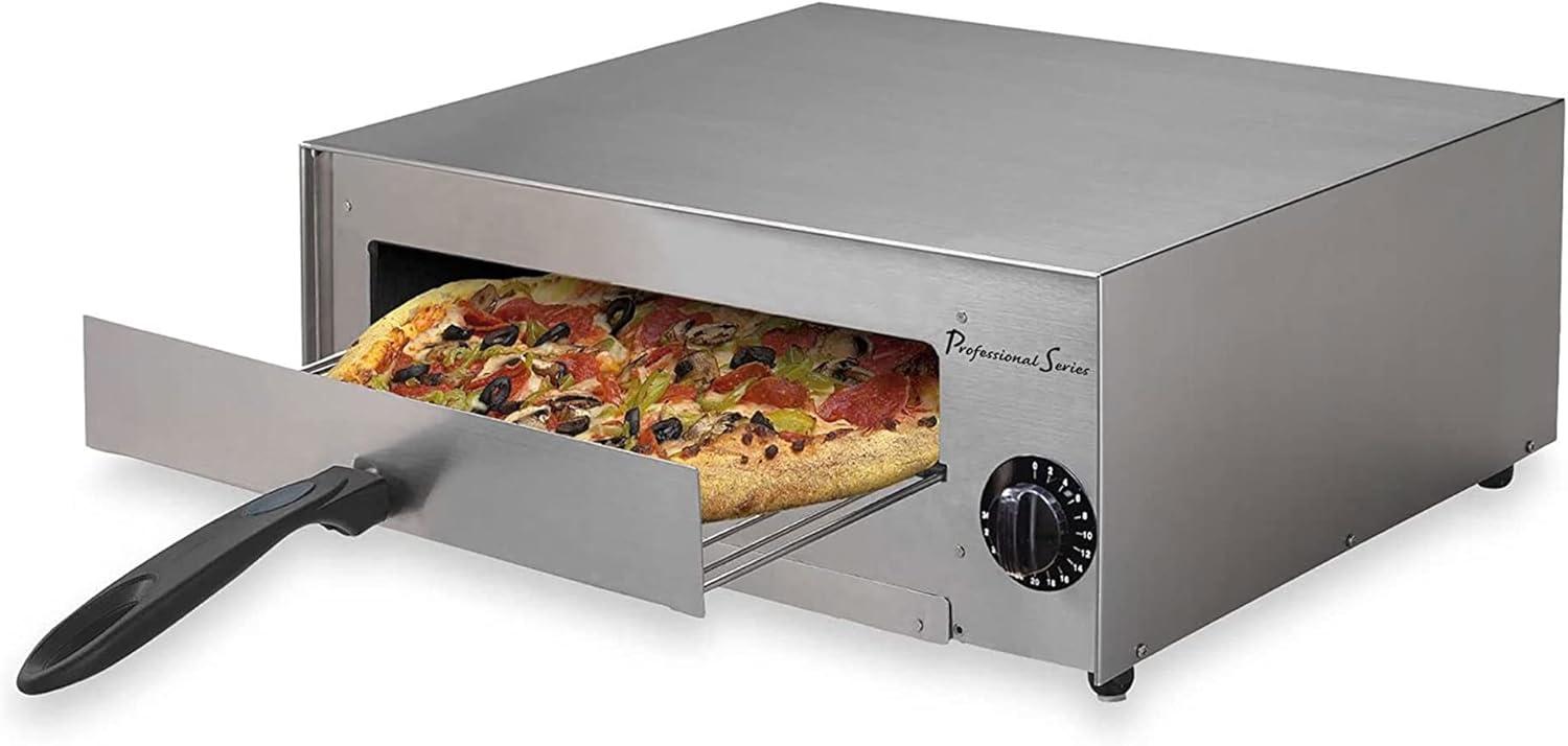 Professional Series PS75891 Pizza Oven Baker and Frozen Snack Oven, Stainless Steel