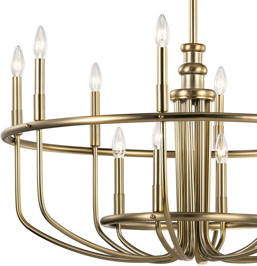 Capitol Hill 30.75" 12 Light Chandelier in Black