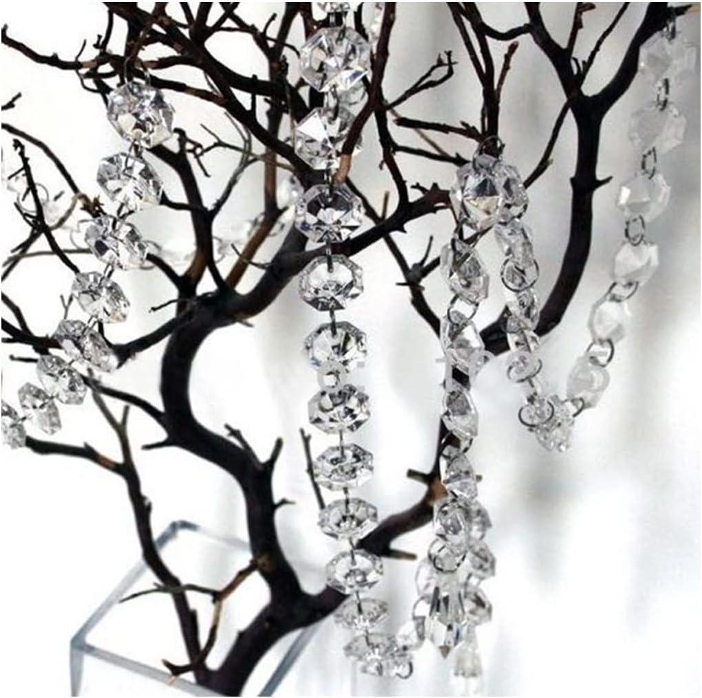 100FT Clear Acrylic Crystal Bead Garland for Weddings