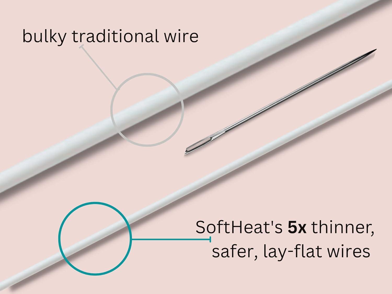 Swift Home Softheat Polyester Microfleece Low-Voltage Heated Electric Blanket