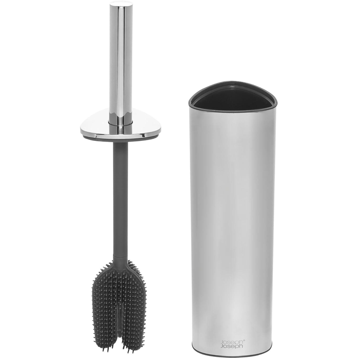 Joseph Joseph Flex 360 Luxe Stainless Steel Toilet Brush