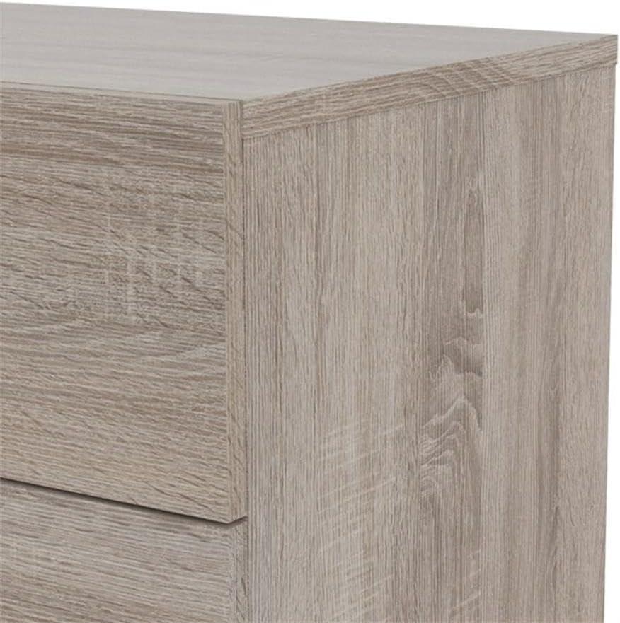 Tvilum Austin 8 Drawer Double Dresser in Truffle