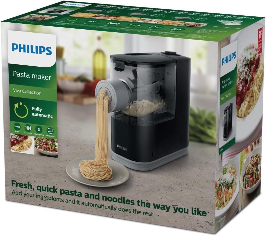 Philips Black Compact Pasta Maker