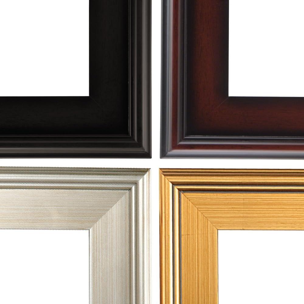 Creative Mark Plein Air Wooden Picture Frame - 5X7 Gold - Professional Single Frame for Art Panels, Stretched Canvas, Pictures and More, glass and backing not included