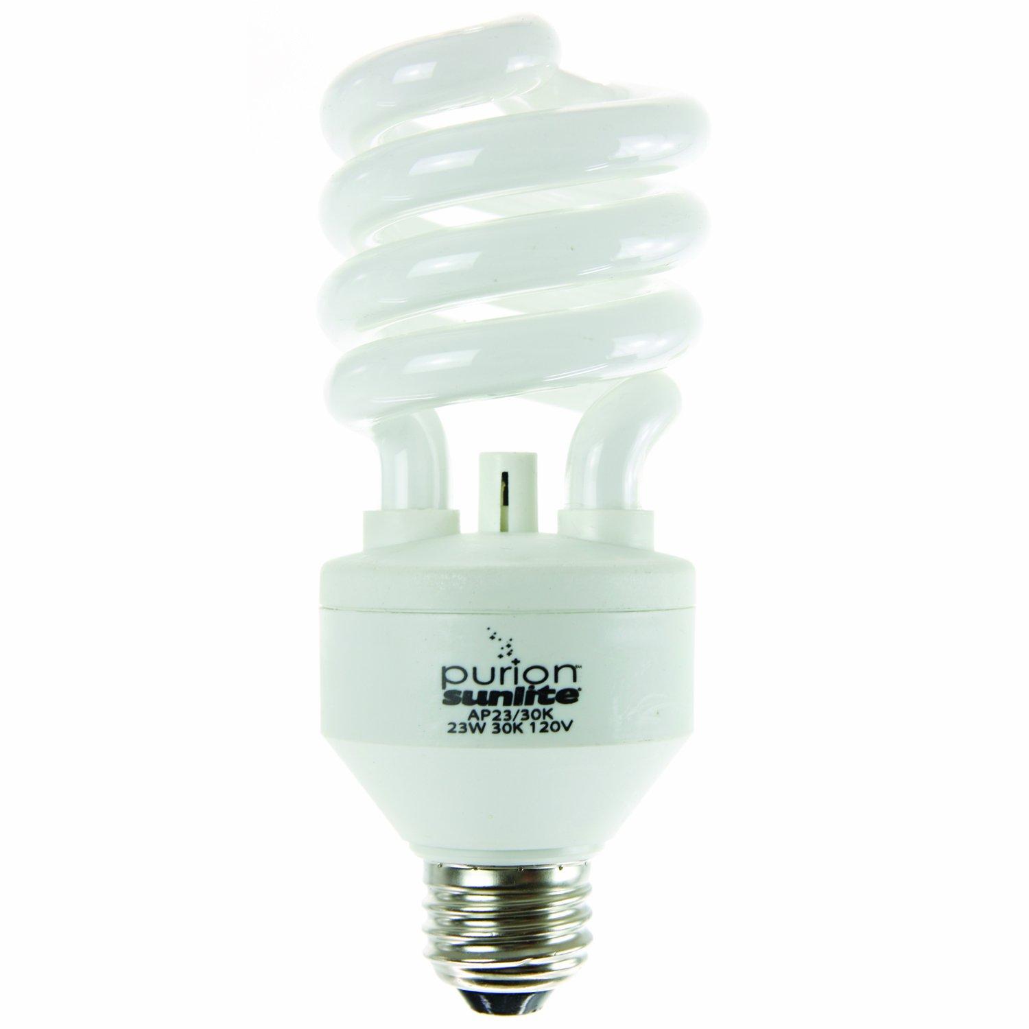 Daylight Spiral CFL Bulb with Air Purifying Technology