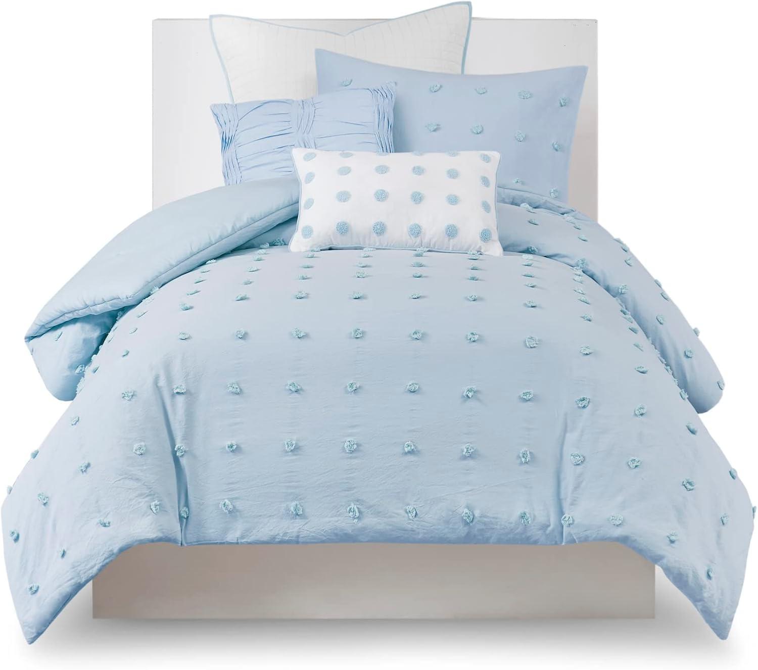 Urban Habitat Kay Cotton Jacquard Duvet Cover Set