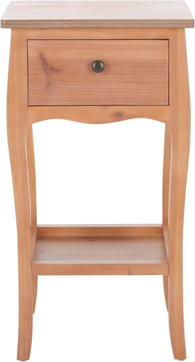 Thelma End Table - AMH6619C - Honey Natural - Safavieh Couture