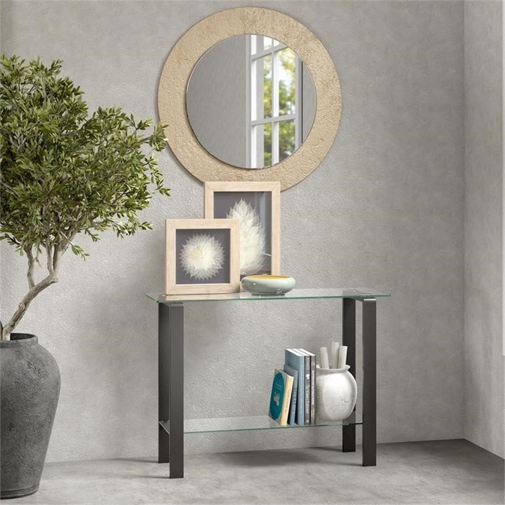 Gunmetal Gray Console Table - Henn&Hart