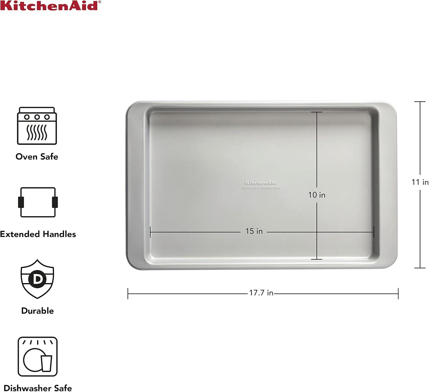 Kitchenaid Metal 0.8MM Non-slip 10X15-inch Baking Sheet