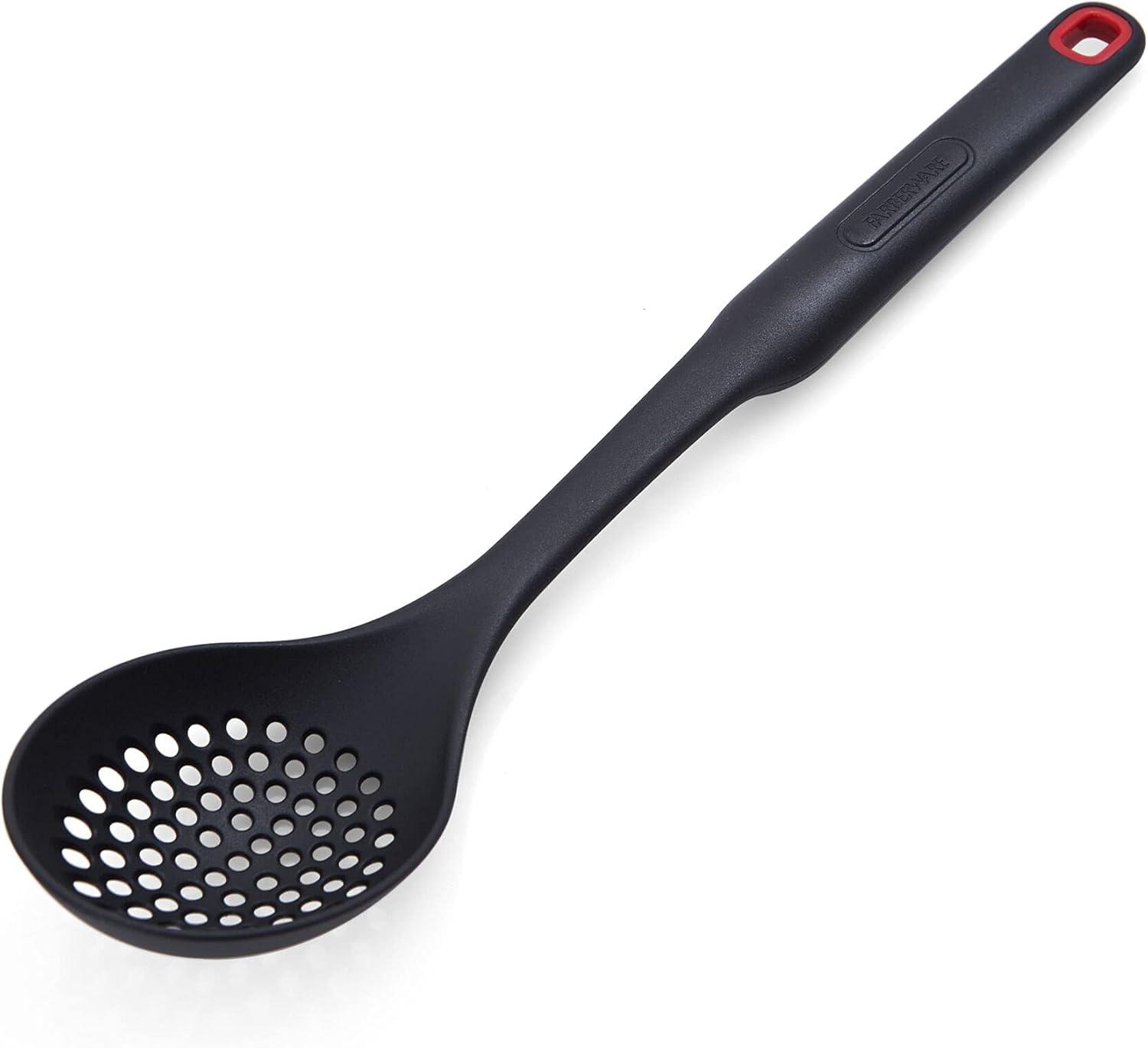 Classic Black 13.5-Inch Nylon Slotted Spoon