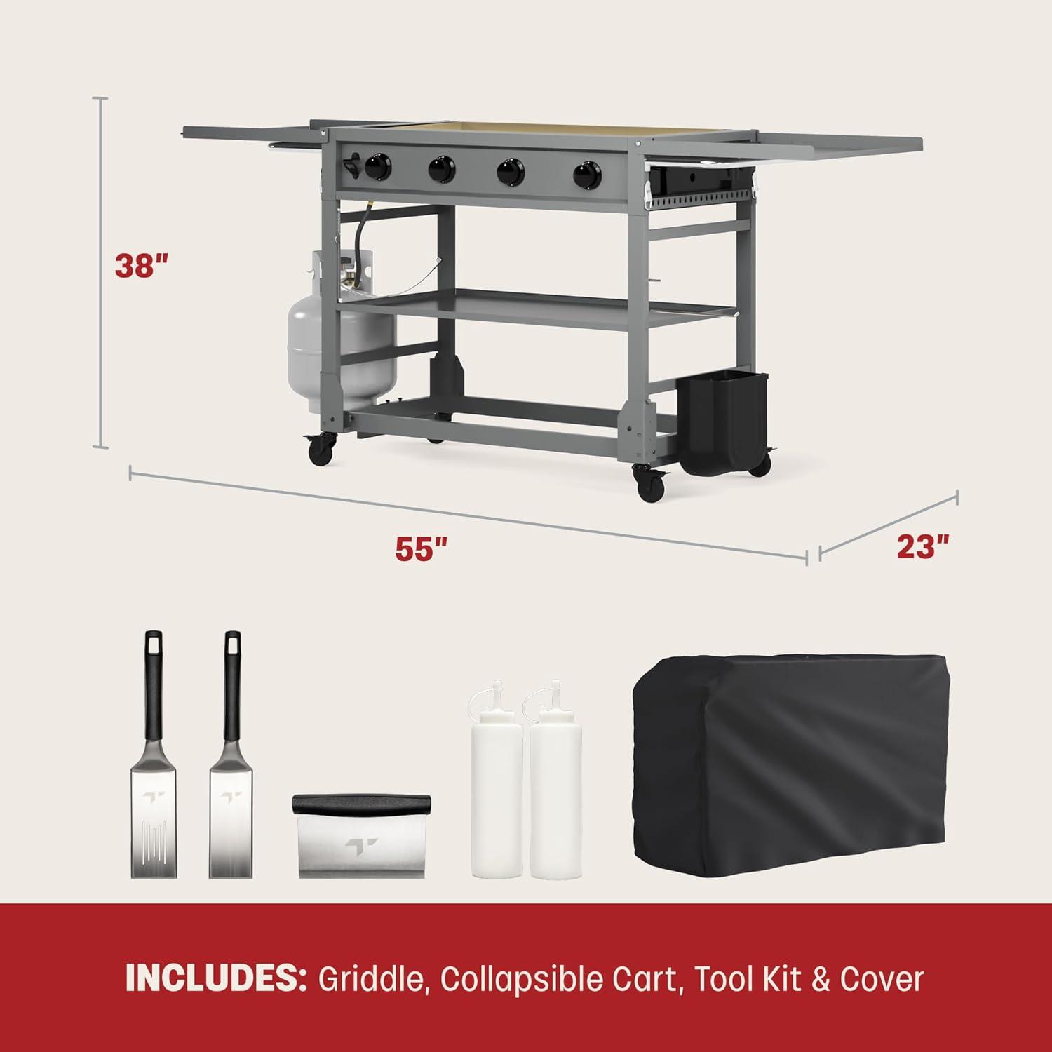 TYTUS Fresno 4 - Burner Gas Griddle