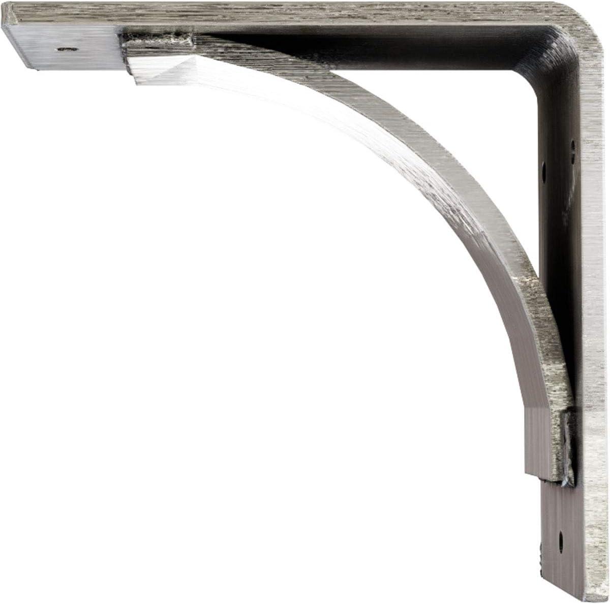 Ekena Millwork 3"W x 6"D x 6"H Morris Steel Bracket, Unfinished