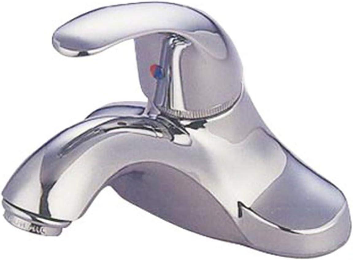 Kingston Brass KB6541LP Single-Handle 4 in. Centerset Bathroom Faucet, Polished Chrome