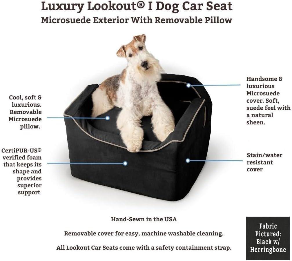 Snoozer Microsuede Lookout 1 Dog Car Seat