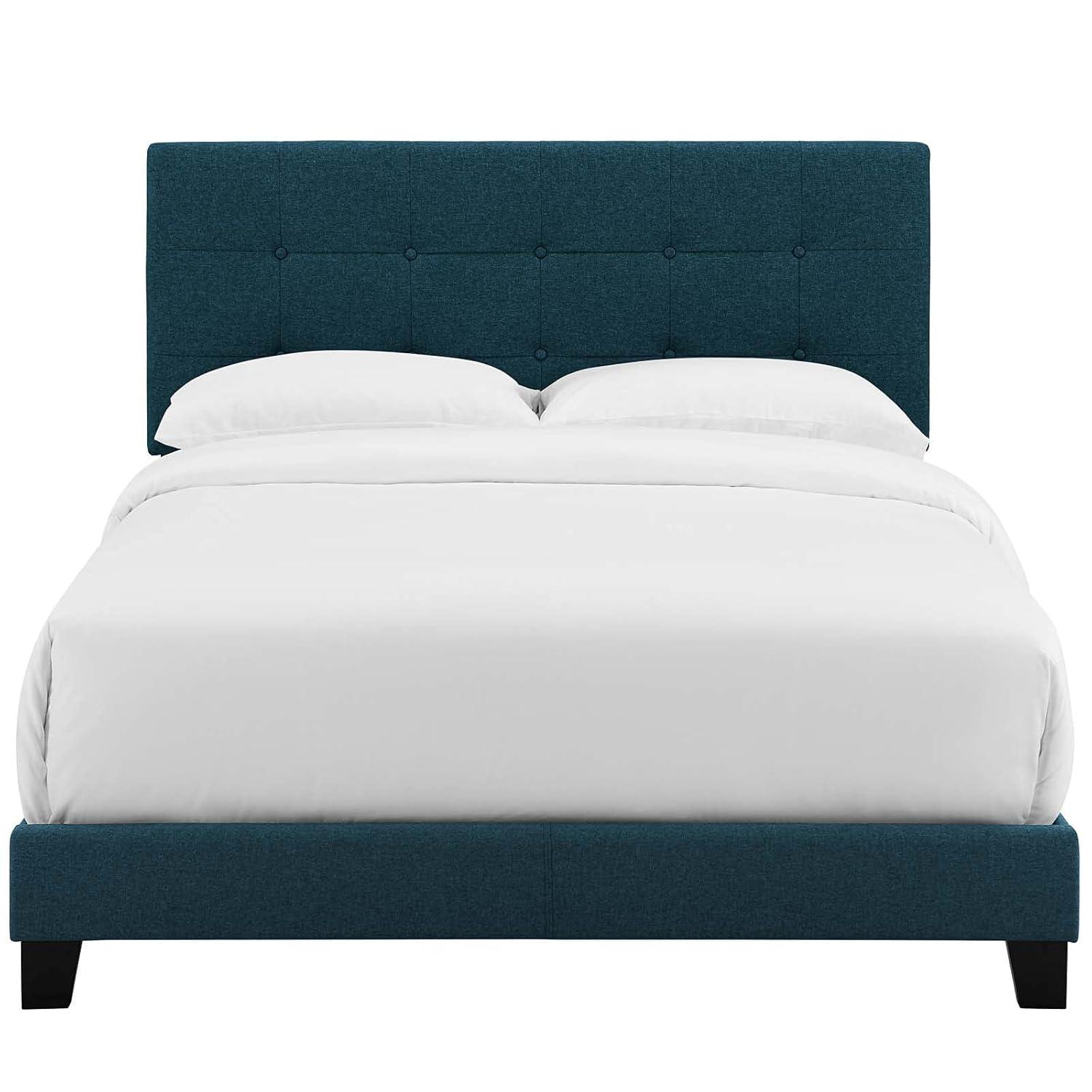 Modway Amira Full Upholstered Fabric Bed - Azure