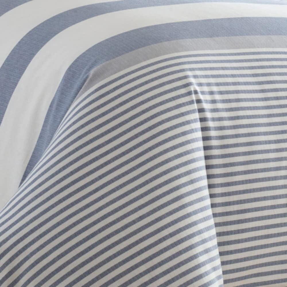 Nautica Nautica Fairwater Blue Cotton Reversible Comforter Set