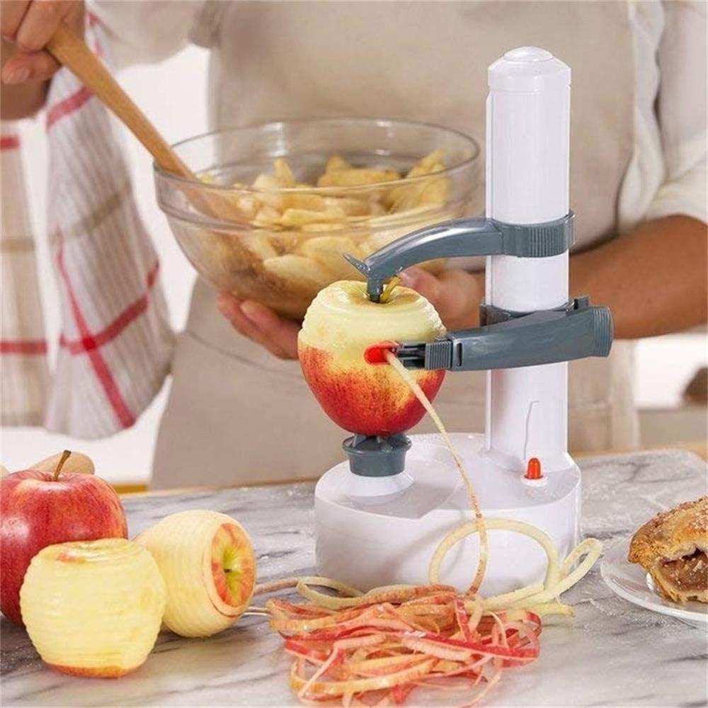 Black Electric Automatic Rotating Fruit and Vegetable Peeler