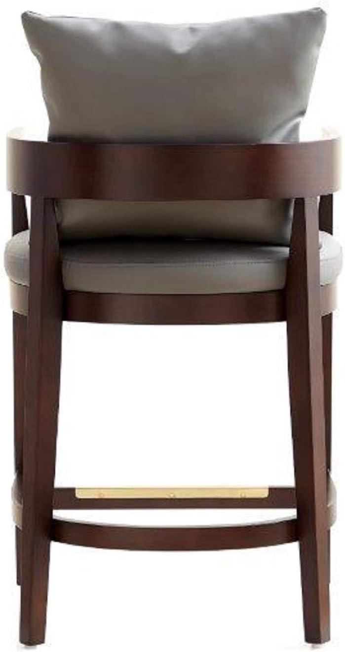 Ritz Beech Wood Counter Height Barstool - Manhattan Comfort