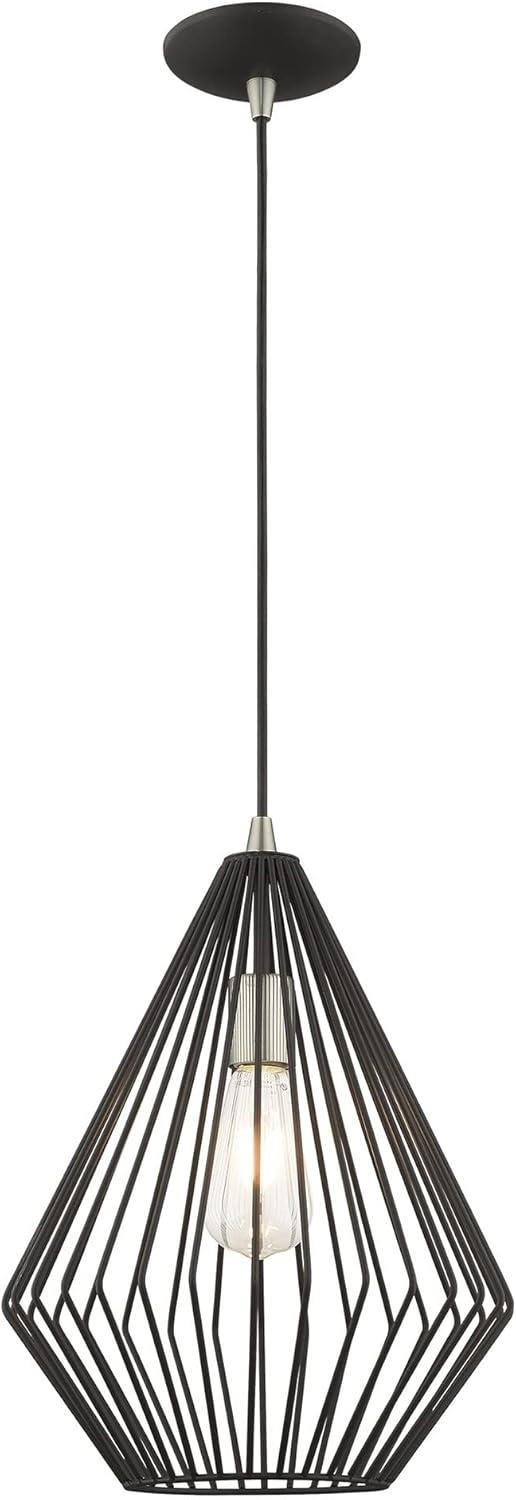 Livex Lighting Linz 1 - Light Pendant in  Black