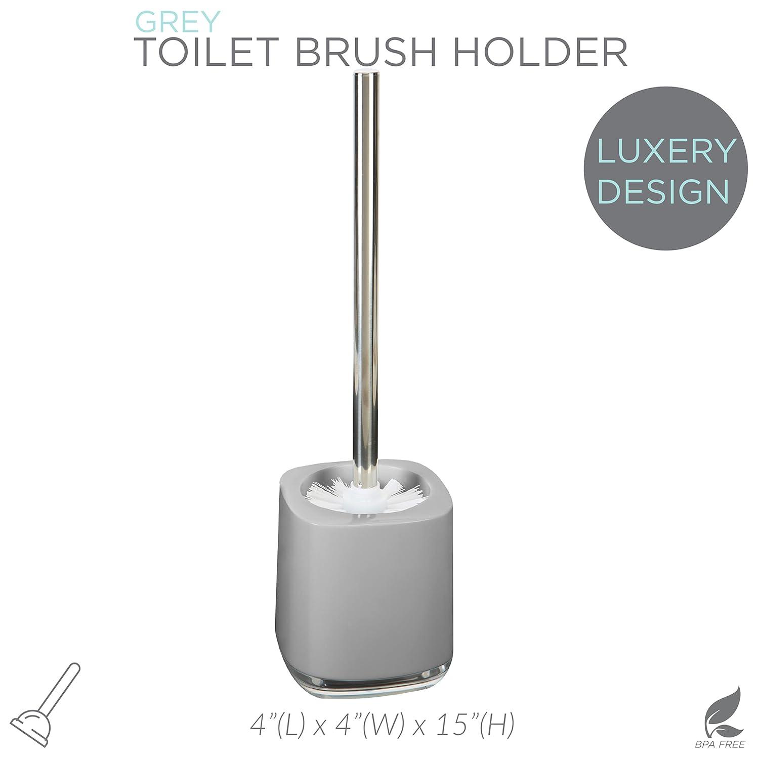 Bath Bliss Bath Bliss Plastic Toilet Brush And Holder