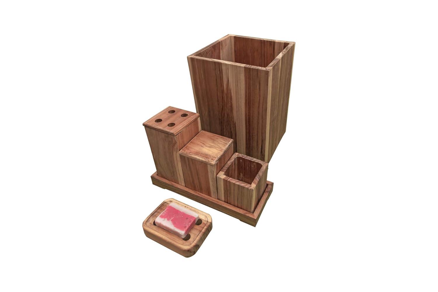 EcoDecors Eleganto 8 Piece Bathroom Accessory Set