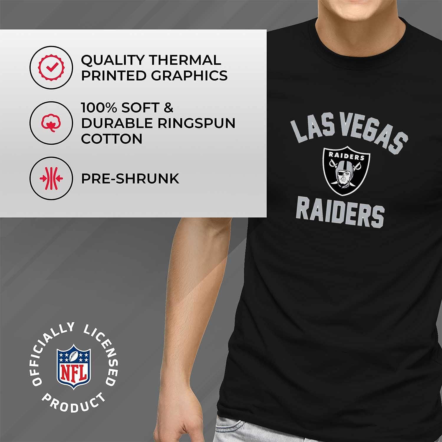 Team Fan Apparel NFL Adult Gameday T-Shirt - Cotton Blend - Tagless - Semi-Fitted - Unleash Your Team Spirit During Game Day