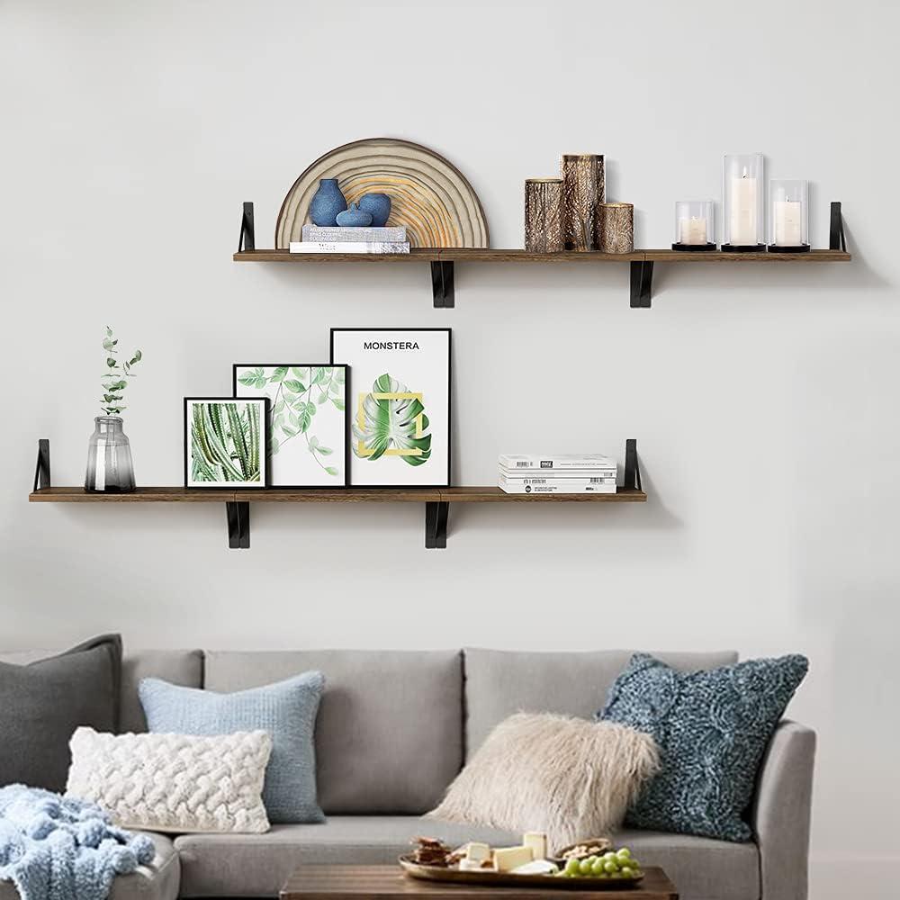 3 Piece Wood Floating Shelf