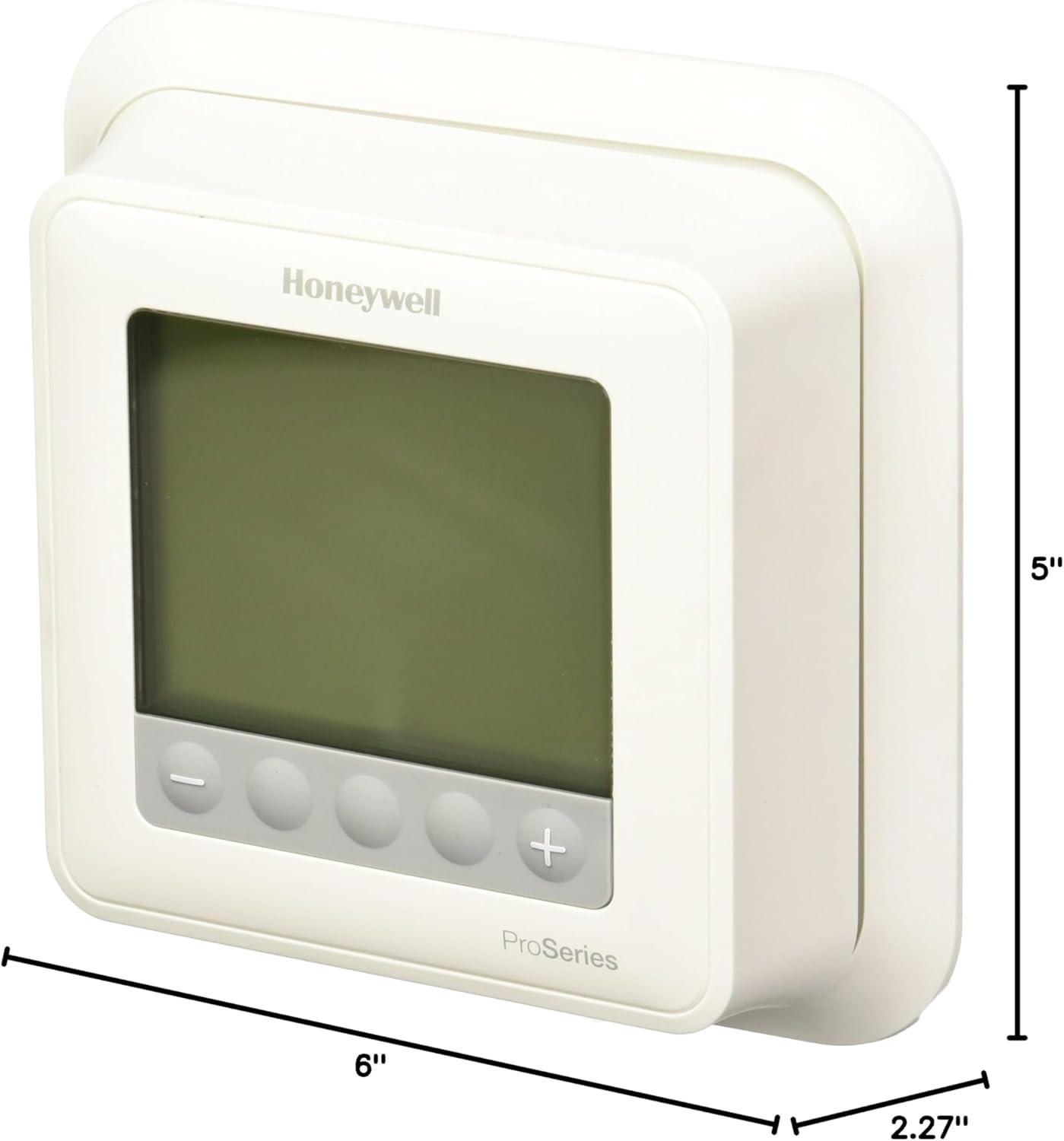 Honeywell T6 Pro Programmable Thermostat, 2 Heat / 1 Cool