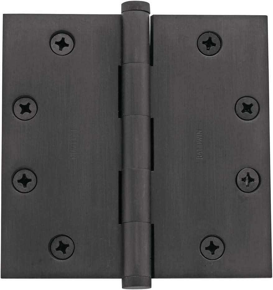 Baldwin Oil Rubbed Bronze 3" Solid Brass Mortise Hinge