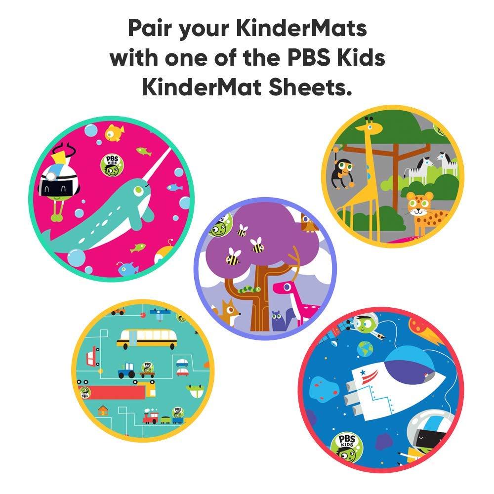 KinderMat 2" Thick Junior DayDreamer - 2" x 19" x 44" Blue/Teal