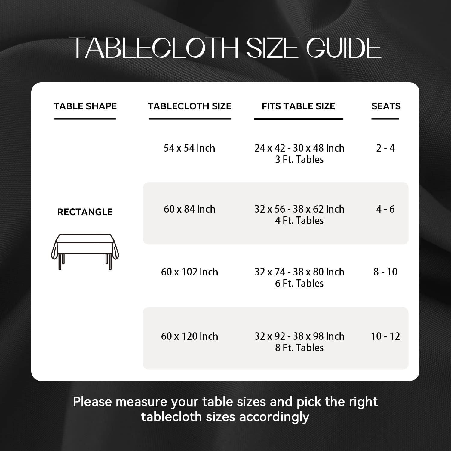 2 Pack Burgundy Tablecloth Rectangular - 60x120 Inch - Linen Textured Table Cloth Wrinkle Free Washable Decorative Fabric Table Cover for Buffet Banquet Parties Event Holiday Dinner