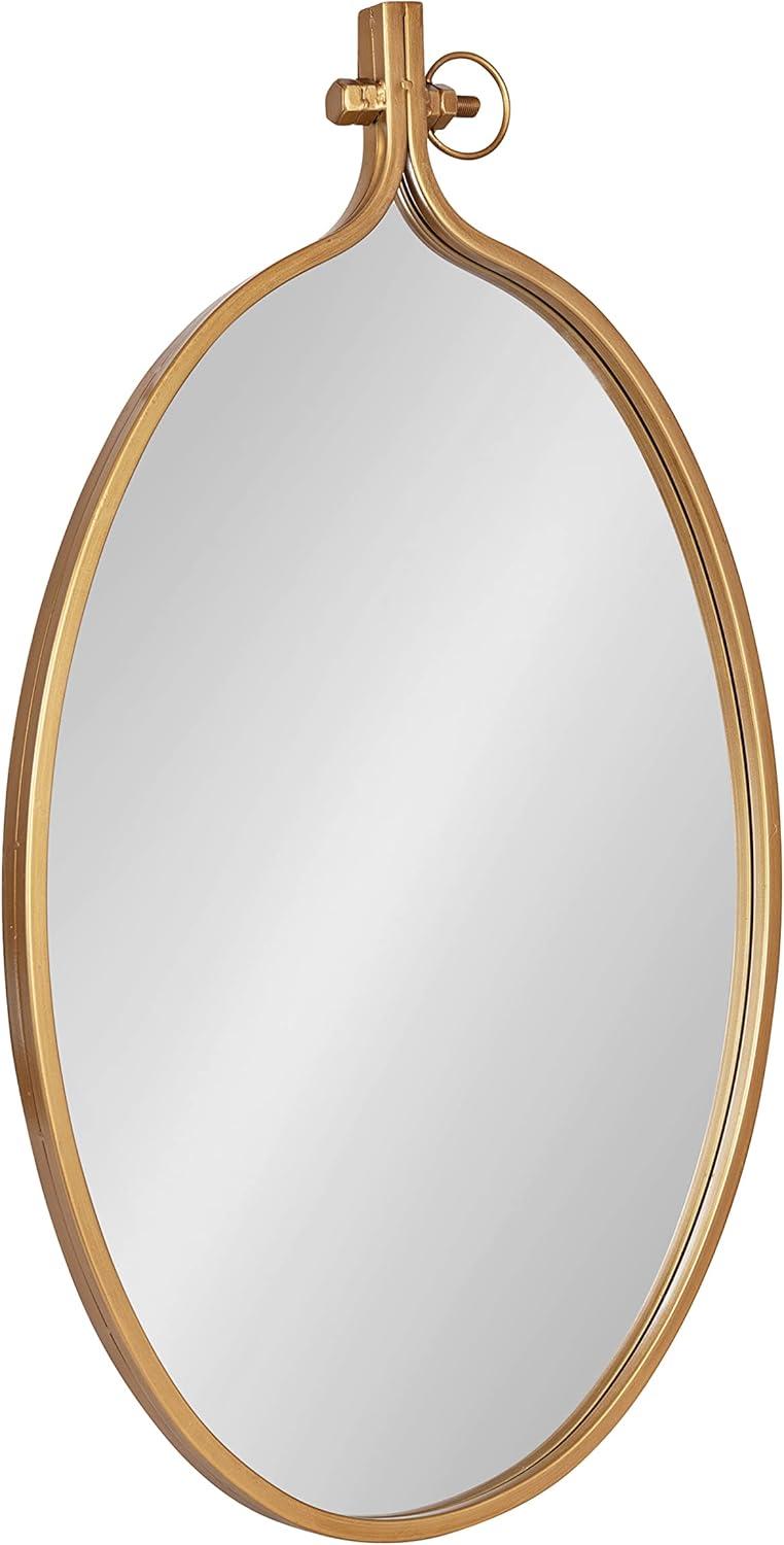 Yitro Metal Framed Wall Mirror - Kate & Laurel All Things Decor