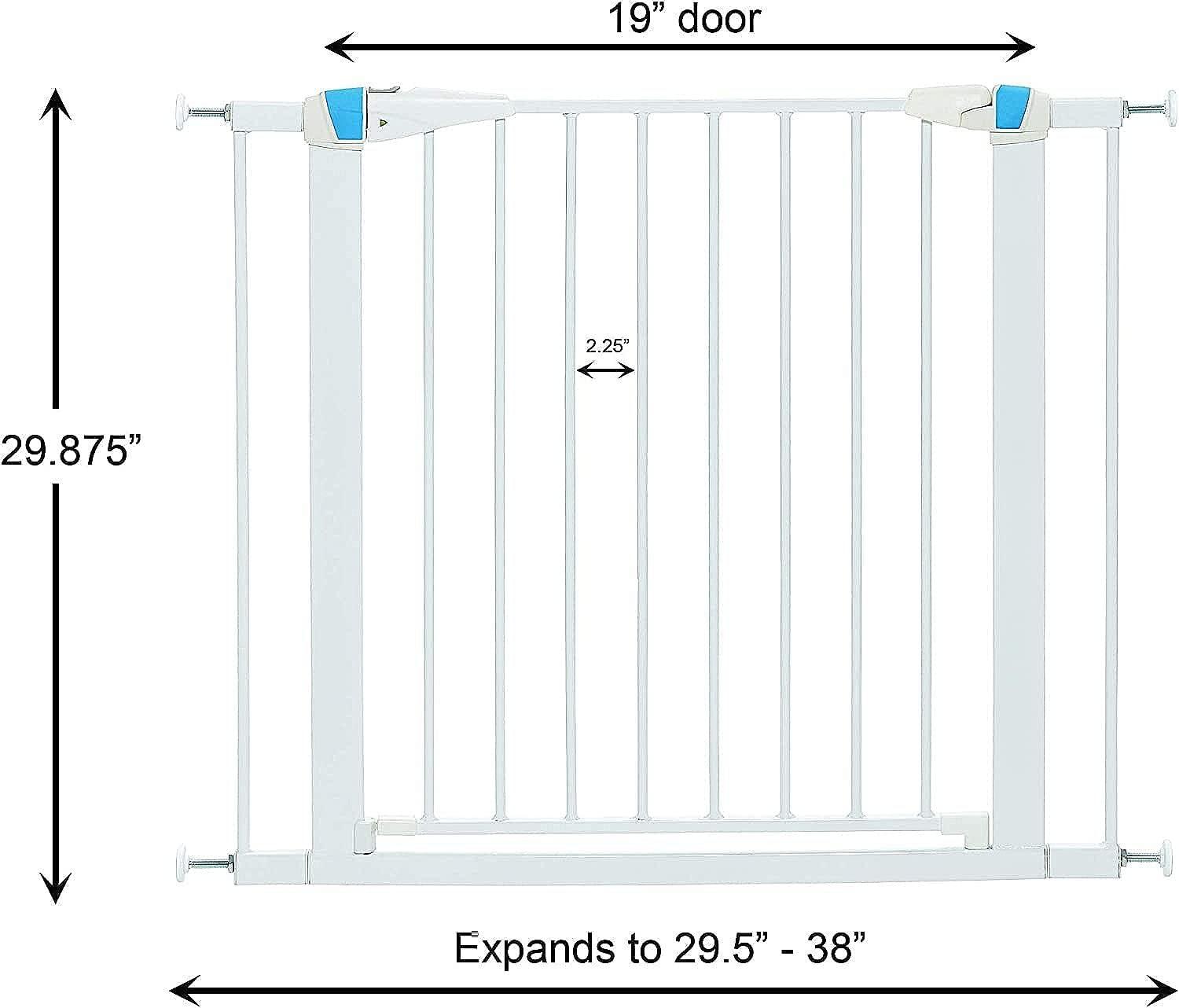 Midwest Homes For Pets MidWest Homes for Pets Gate/ Walk-thru Steel Pet Gate