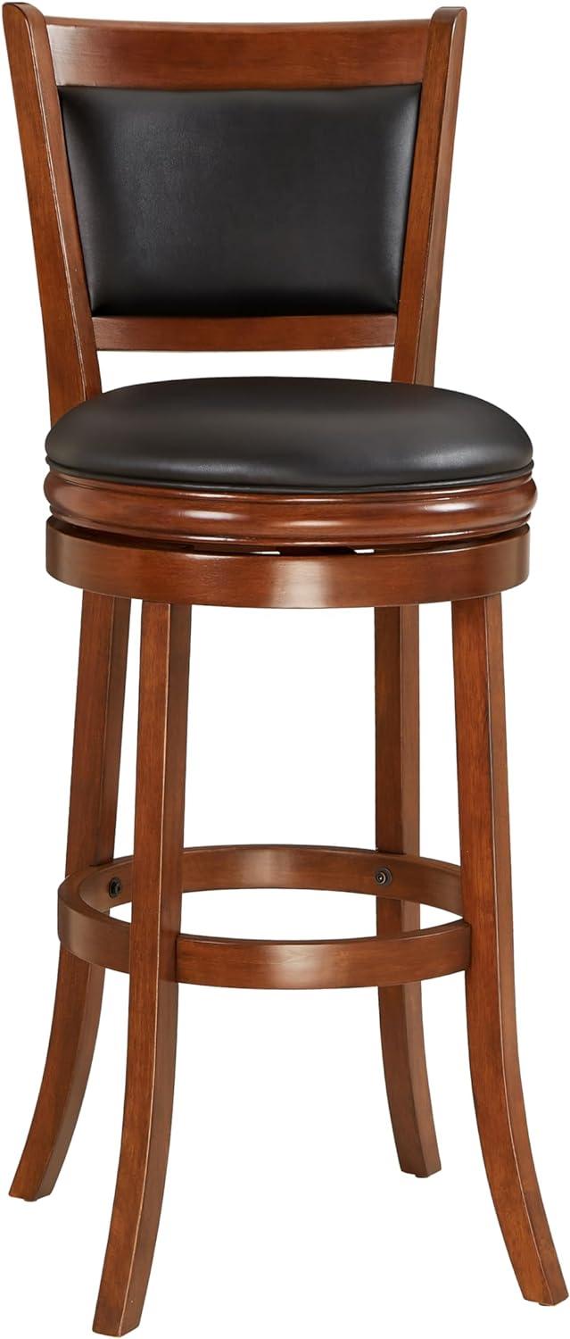 Ball & cast Swivel Pub Height Barstool 29 Inch Seat Height cherry Set of 1