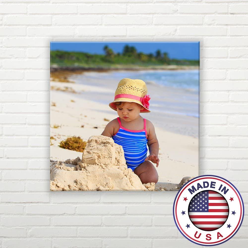 wall26 Personalized Photo to Canvas Print Wall Art - Custom Your Photo On Canvas Wall Art - Digitally Printed - 24" x 24"(Additional