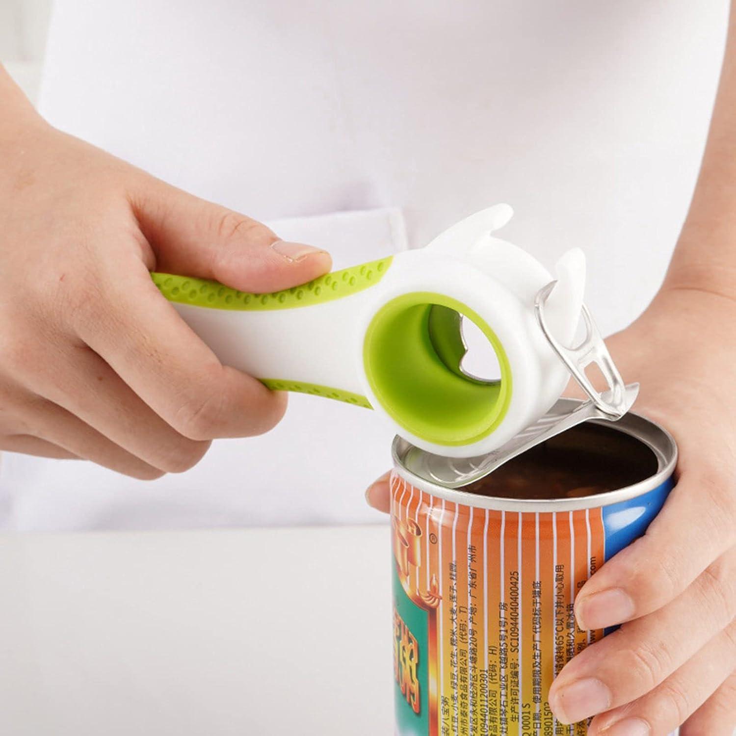 Bottle Opener for Arthritic Hand,Jar Opener for Old People, Children, Women, Those with Weak Hands,Multifunctional Kitchen Gadgets (02-Blue)