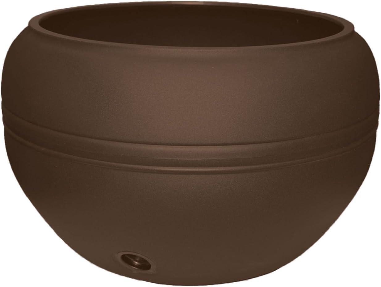 Espresso 20-Inch Durable Molded Plastic Hose Pot