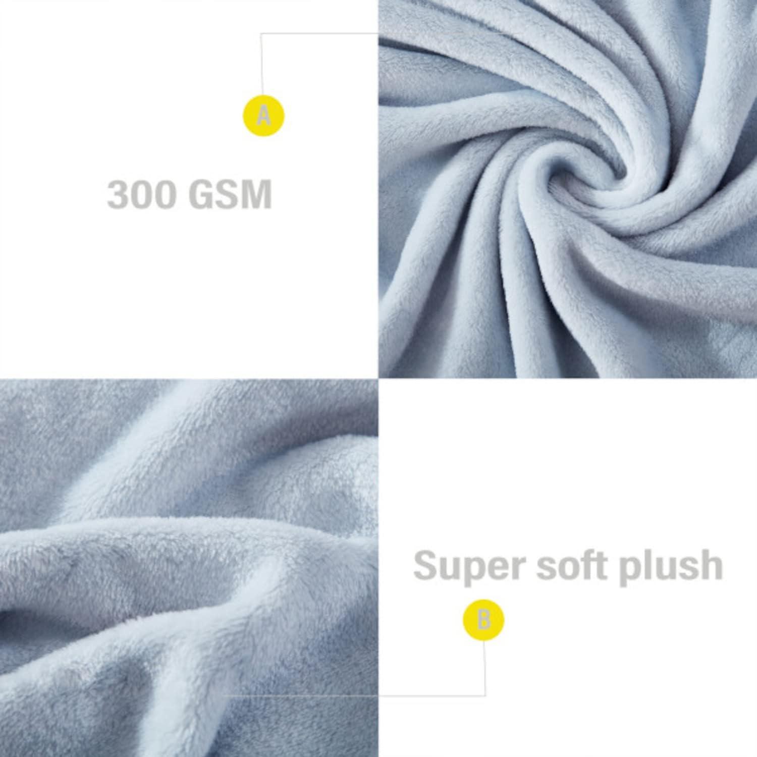Poppy & Fritz Solid Ultra Soft Plush Pink Blanket
