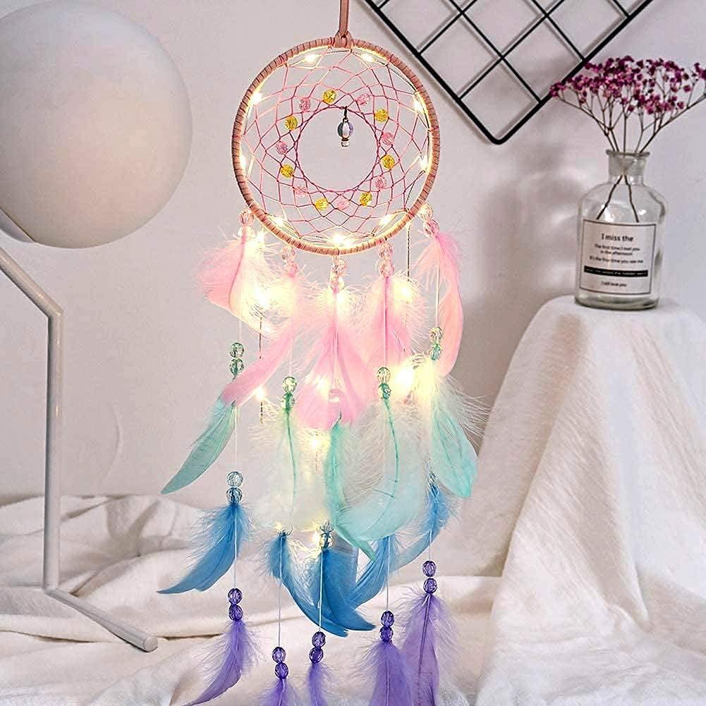 Kungugu Traditional Multicolor Metal LED Dream Catcher