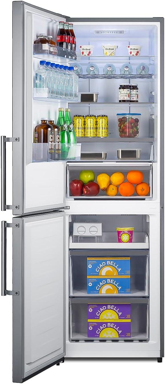 SUMMIT 24" Wide Bottom Freezer Refrigerator
