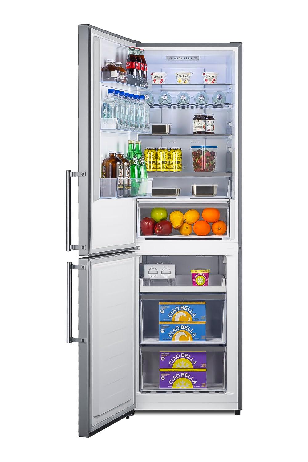SUMMIT 24" Wide Bottom Freezer Refrigerator