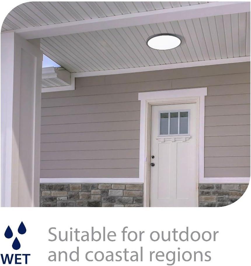 Simple Circle Dimmable LED Flush Mount Light
