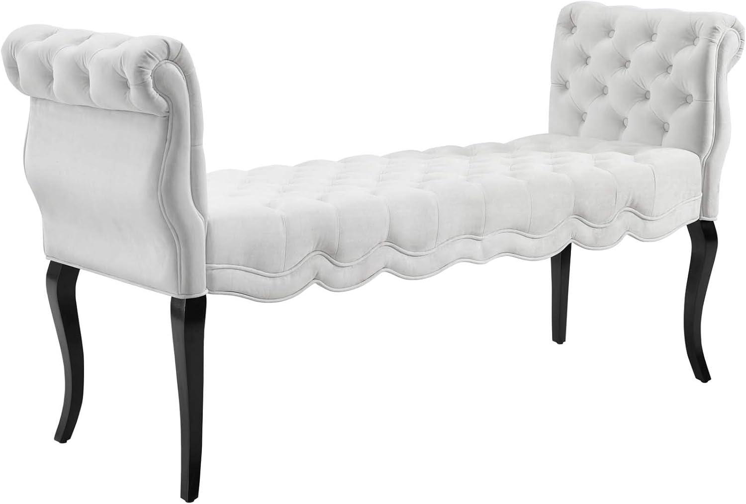 Modway Adelia Chesterfield Style Button Tufted Performance Velvet Bench