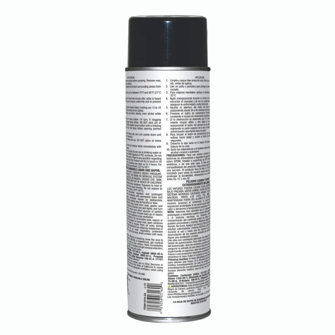 Leak Stopper Rubber Flexx - 15oz Waterproof Repair & Sealant Spray, Black, 1 Pack